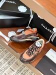 Chanel CC logo Orange and Brown