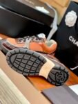 Chanel CC logo Orange and Brown