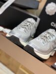 Chanel CC logo Silver Grey