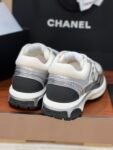 Chanel CC logo Silver White
