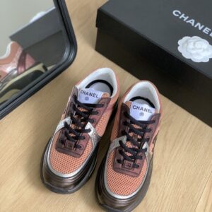 Chanel CC logo Brown