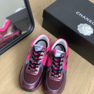 Chanel CC logo Pink Red