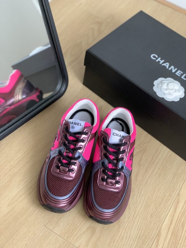 Chanel CC logo Pink Red