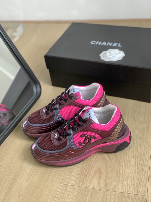 Chanel CC logo Pink Red