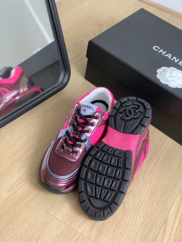 Chanel CC logo Pink Red