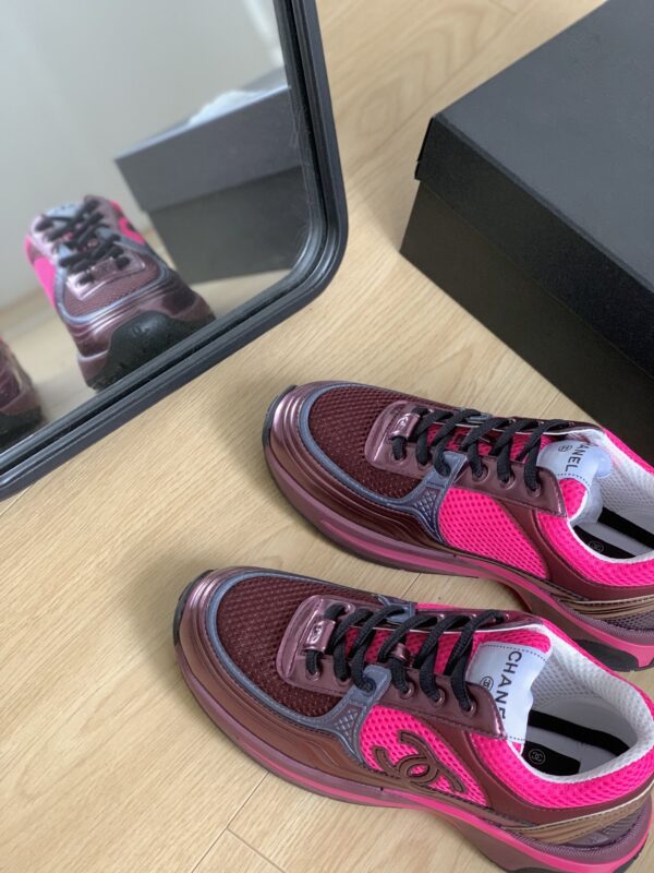 Chanel CC logo Pink Red