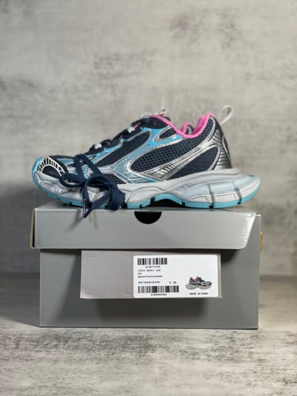 Balenciaga 3XL Grey Mixblue Pink