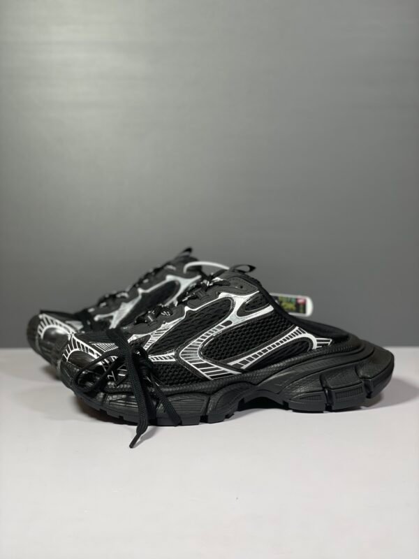 Balenciaga 3XL Slippers Black and Sliver
