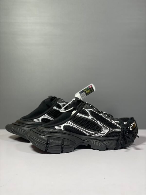 Balenciaga 3XL Slippers Black and Sliver