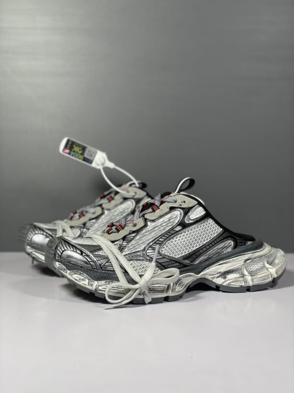 Balenciaga 3XL Slippers Sliver and Black