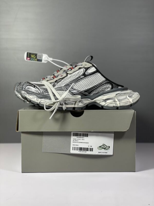 Balenciaga 3XL Slippers Sliver and Black