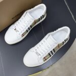 Burberry Canvas Khaki White