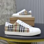 Burberry Canvas Khaki White