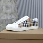 Burberry Canvas Khaki White