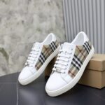 Burberry Canvas Khaki White