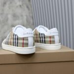 Burberry Canvas Khaki White