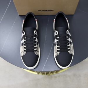 Burberry Canvas Black White and Khaki