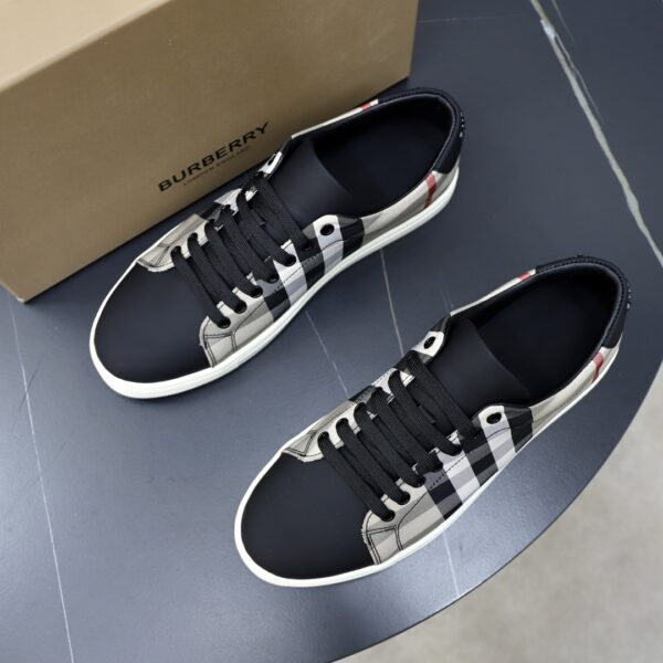Burberry Canvas Black White and Khaki