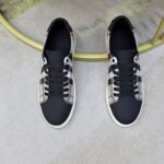 Burberry Canvas Black White and Khaki