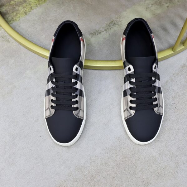 Burberry Canvas Black White and Khaki