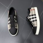 Burberry Canvas Black White and Khaki