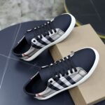 Burberry Canvas Black White and Khaki