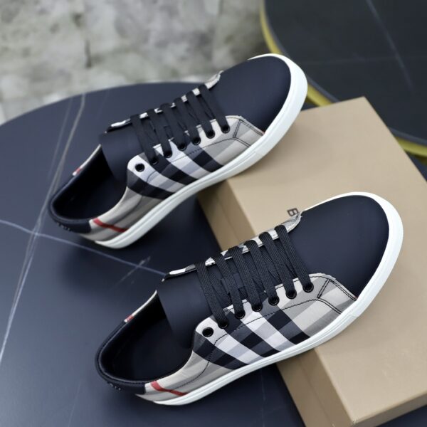 Burberry Canvas Black White and Khaki