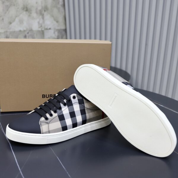 Burberry Canvas Black White and Khaki