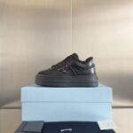 Prada Lambswool Boots Low Black