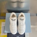 Prada Lambswool Boots Low White