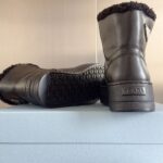 Prada Lambswool Boots High Black