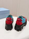 Prada Flatform Shoes Blue and Red