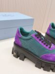 Prada Flatform Shoes Purple and Green