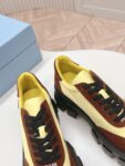 Prada Flatform Shoes Yellow and Brown
