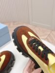 Prada Flatform Shoes Yellow and Brown