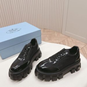 Prada Flatform Shoes Black