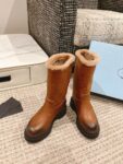 Prada Snow Knight Boots Leather