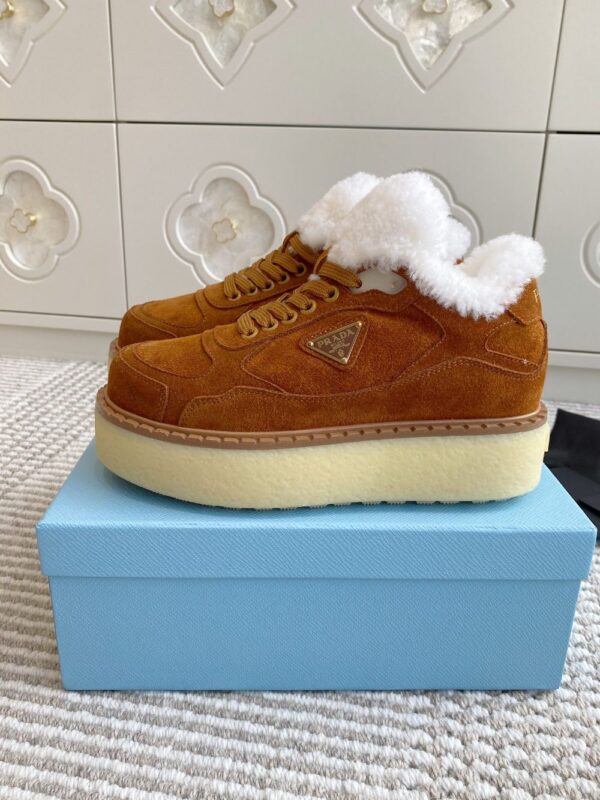 Prada Snow Boots Orange