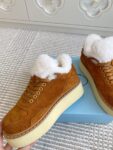 Prada Snow Boots Orange