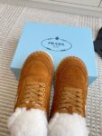 Prada Snow Boots Orange