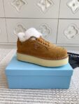 Prada Snow Boots Camel
