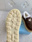 Prada Loafers Winter Brown