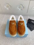Prada Loafers Winter Orange