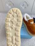 Prada Loafers Winter Orange