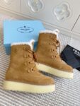 Prada Boots High Camel