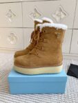 Prada Boots High Camel