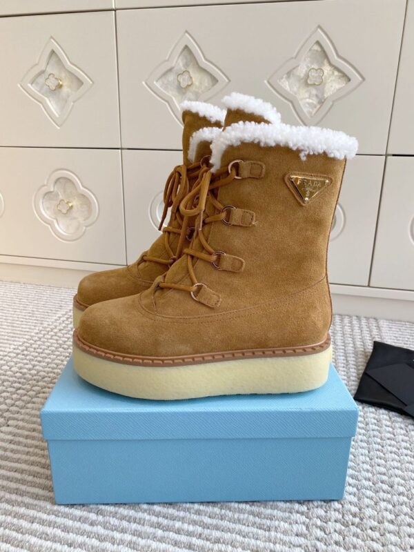 Prada Boots High Camel