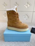 Prada Boots High Camel