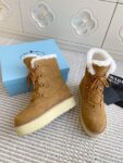 Prada Boots High Camel