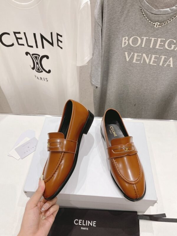 Celine Loafers Orange